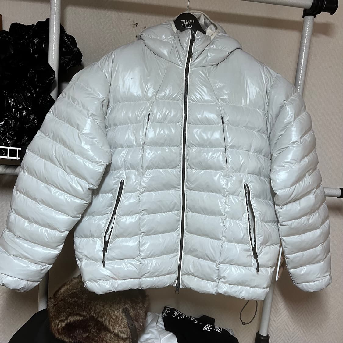 [L] 오와이 오픈야드 경량패딩 라이트 그레이 상품이미지3