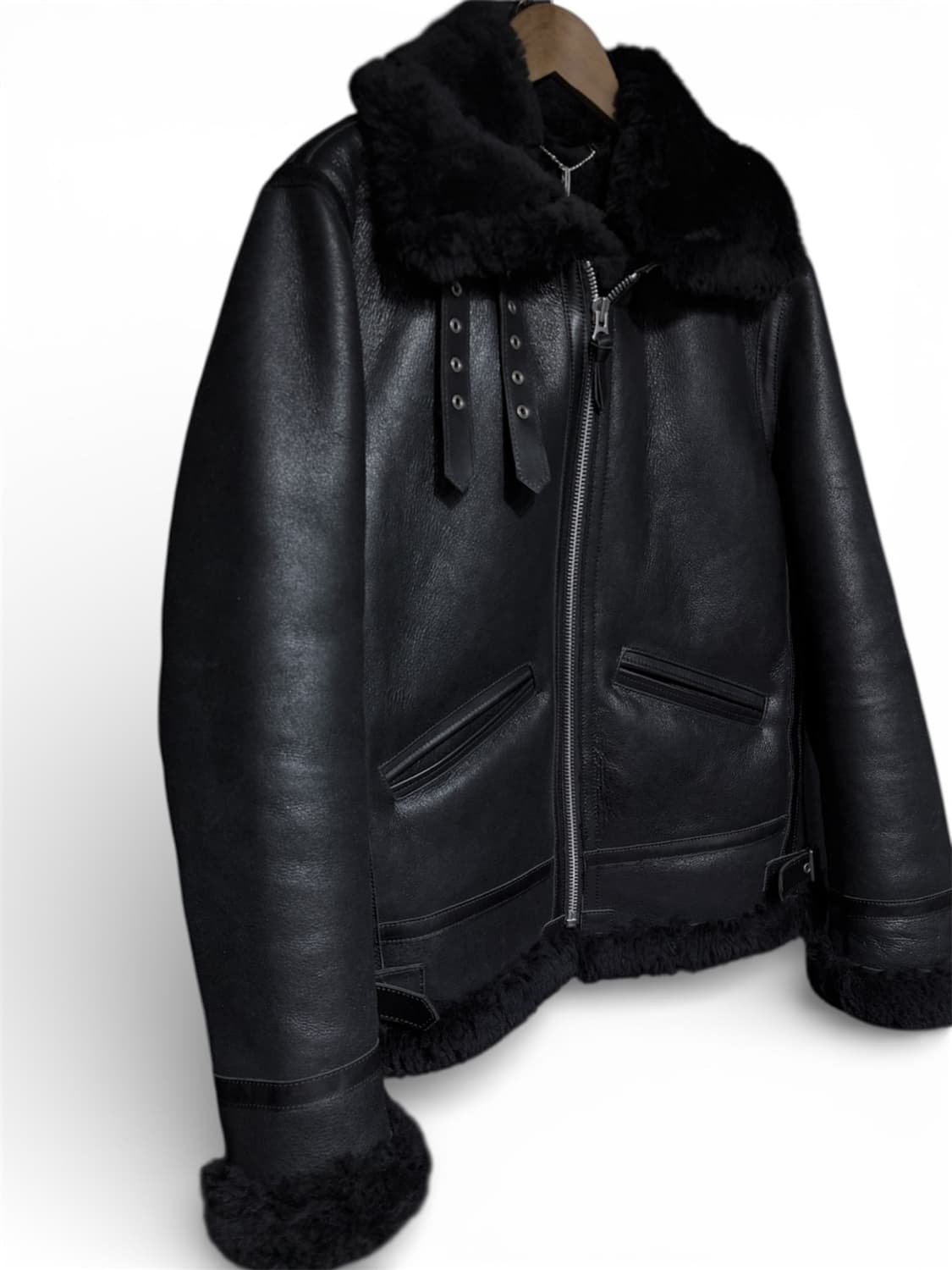 Curphey Leather b-3 폭격기 양가죽 양털 폭격기자켓 상품이미지3