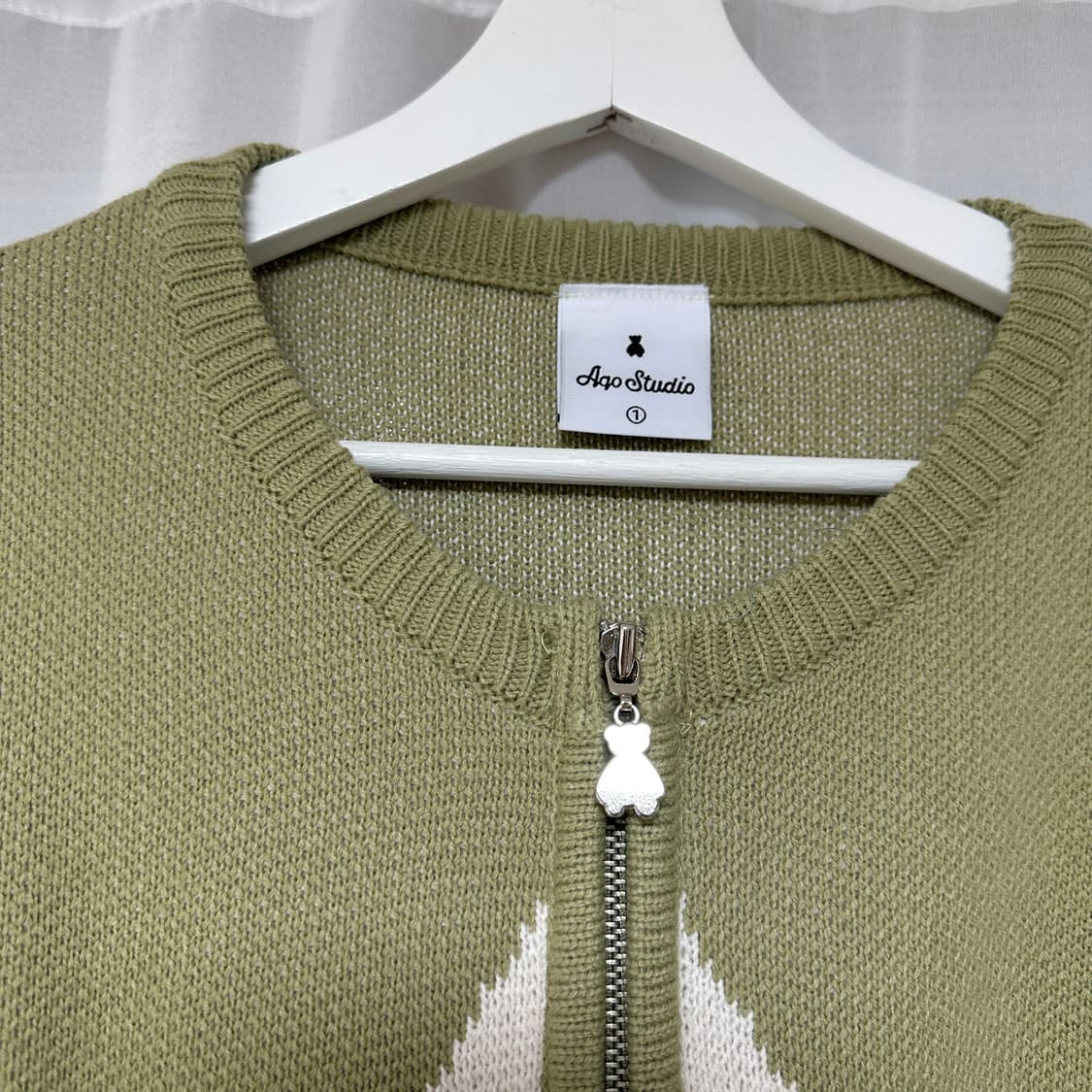 소라노 X 아코스튜디오 니트 집업 - 1size 상품이미지4