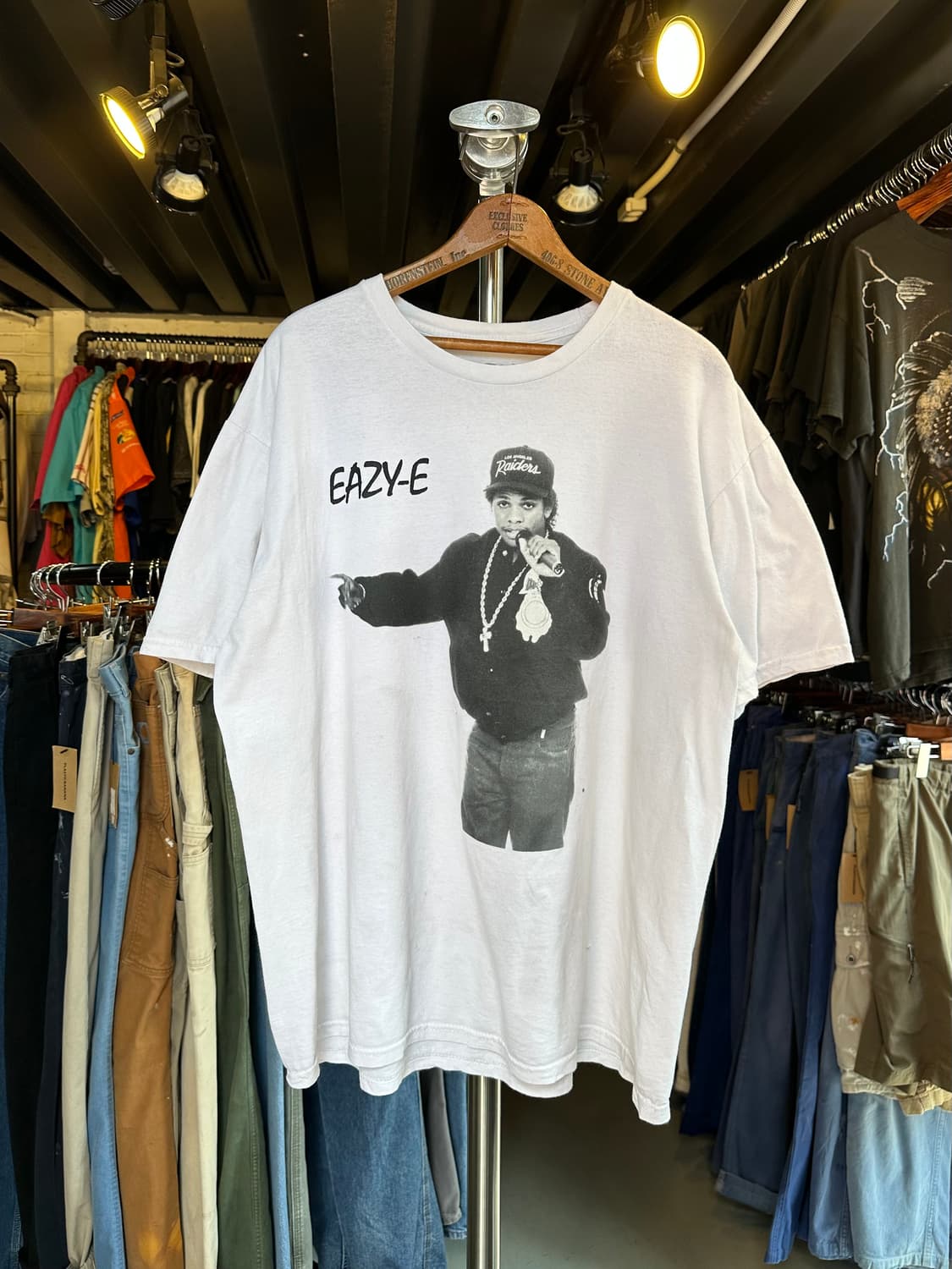 이지 이 Eazy E 래퍼 프린팅 티셔츠 상품이미지1