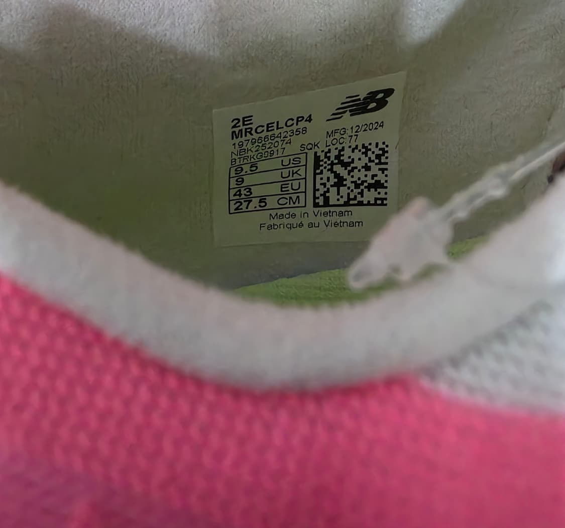 뉴발란스 퓨어셀 슈퍼컴프 엘리트 V4 울트라 핑크 275 상품이미지9