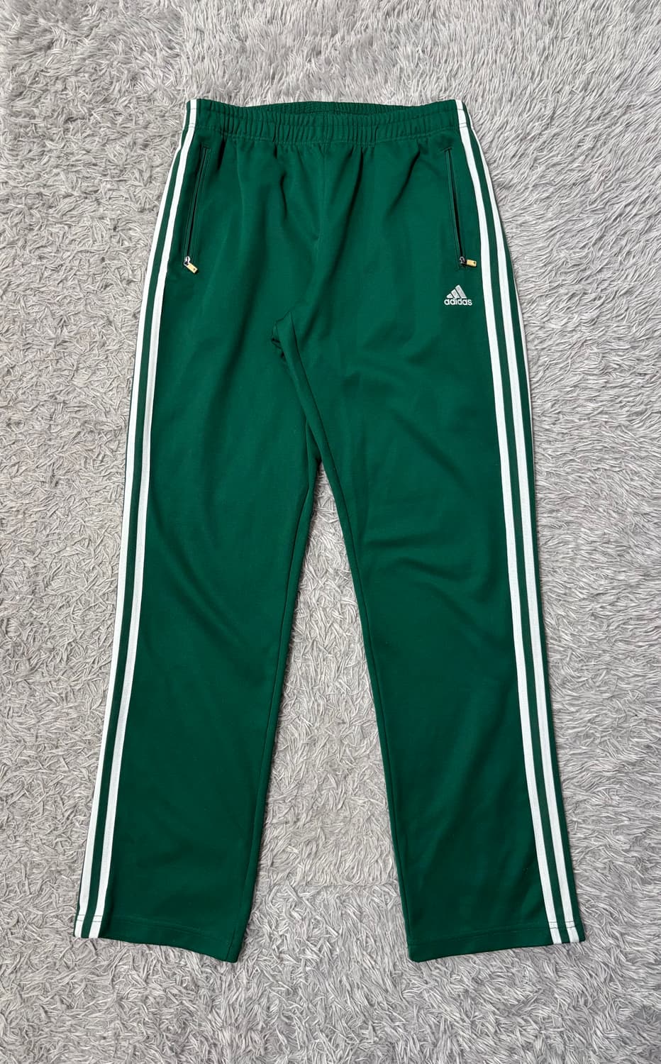 아디다스 그린 삼선 트레이닝 팬츠 상품이미지2