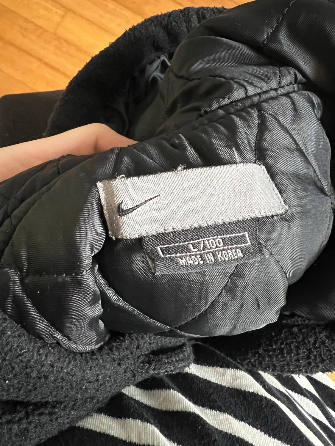 올드 나이키 nike 플리스 후드 자켓 상품이미지3