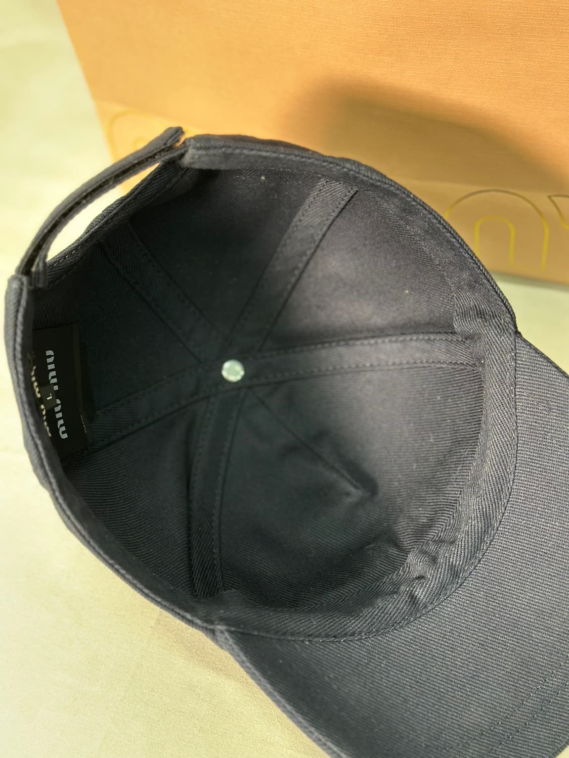 미우미우 드릴베이스볼 볼캡 L 상품이미지7