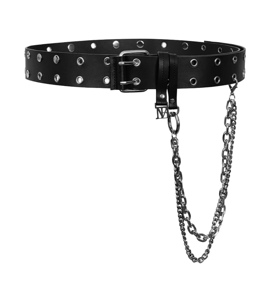 트리밍버드 Eyelet Chain Belt [ Black ] 상품이미지1