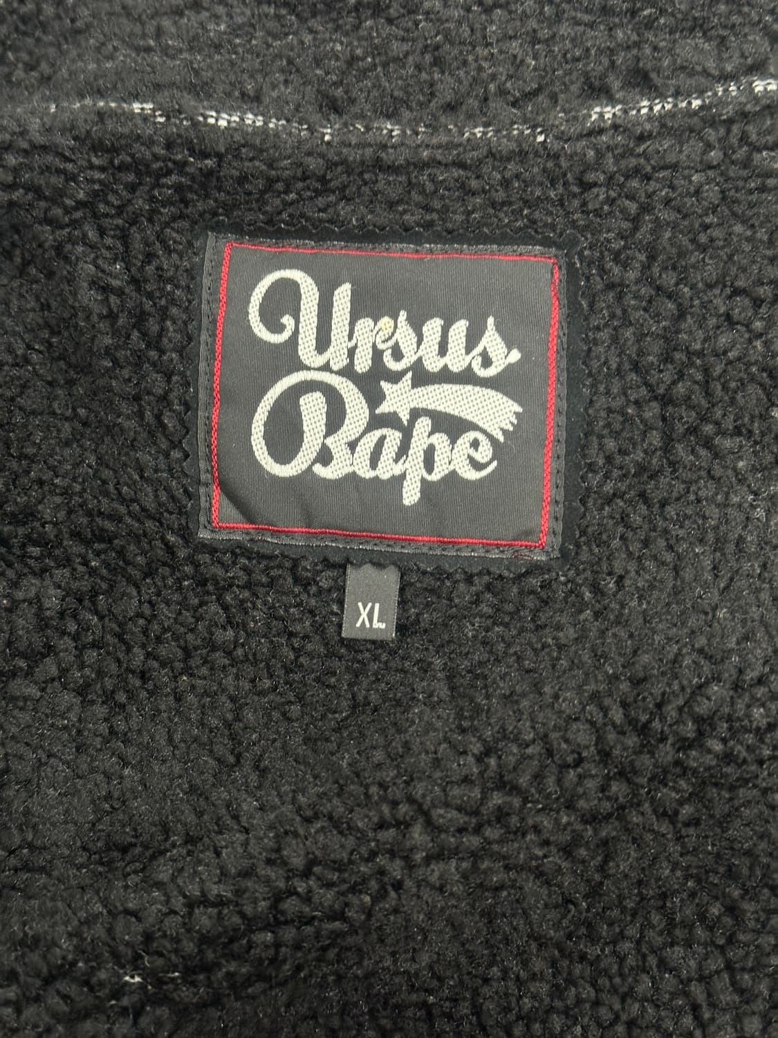 URSUS BAPE 플리스 베스트 XL 상품이미지7