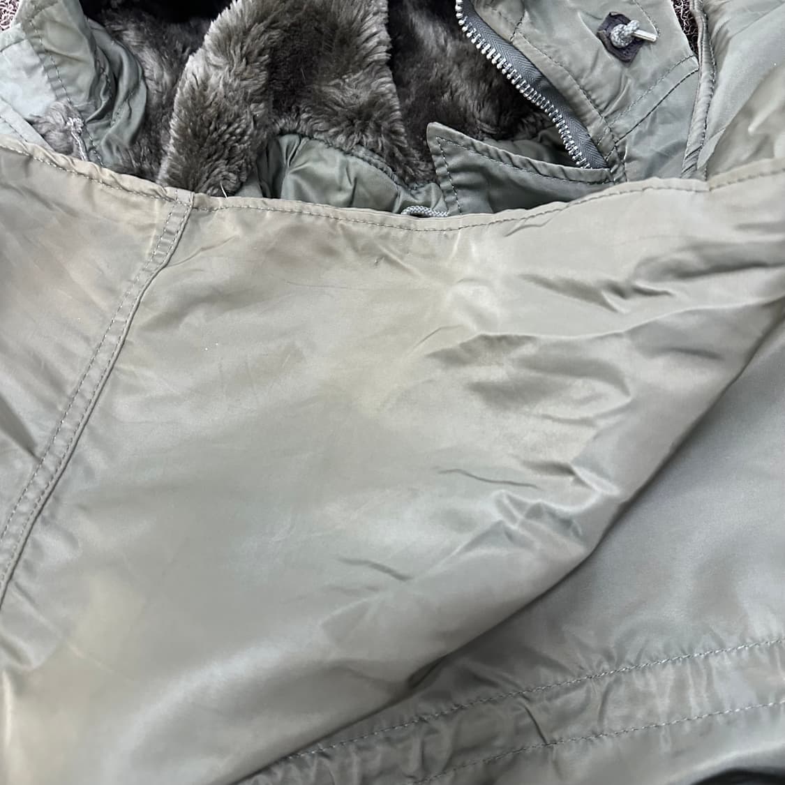 알파인더스트리 밀리터리 N3B 야상 점퍼 M 상품이미지9