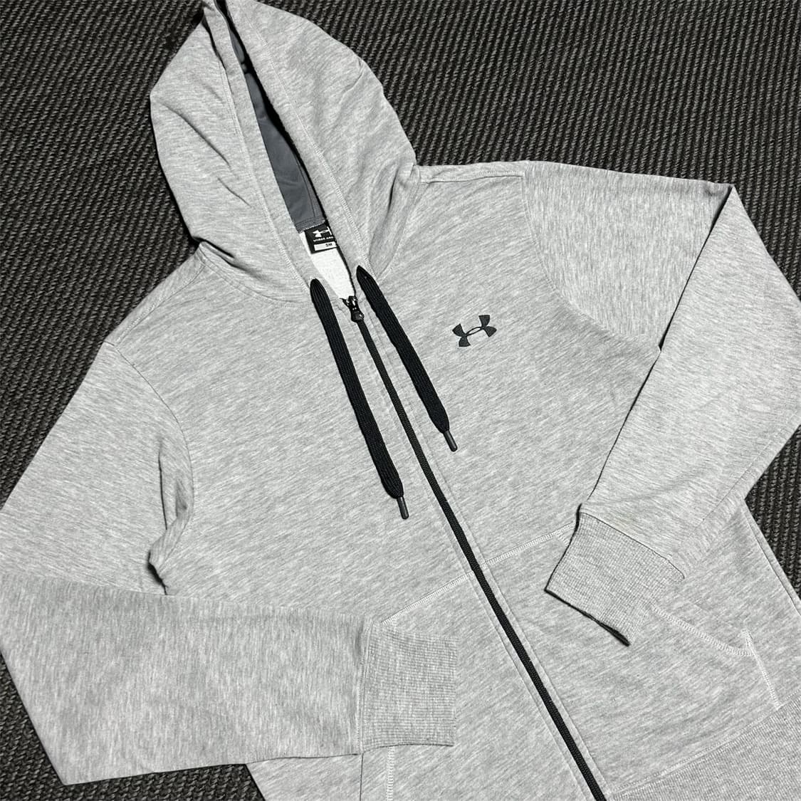 [S] Underarmour 언더아머 그레이 후드집업 자켓 상품이미지2