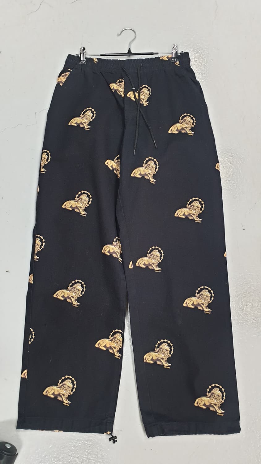 WKNDRS 사자 패턴 바지 L 상품이미지1