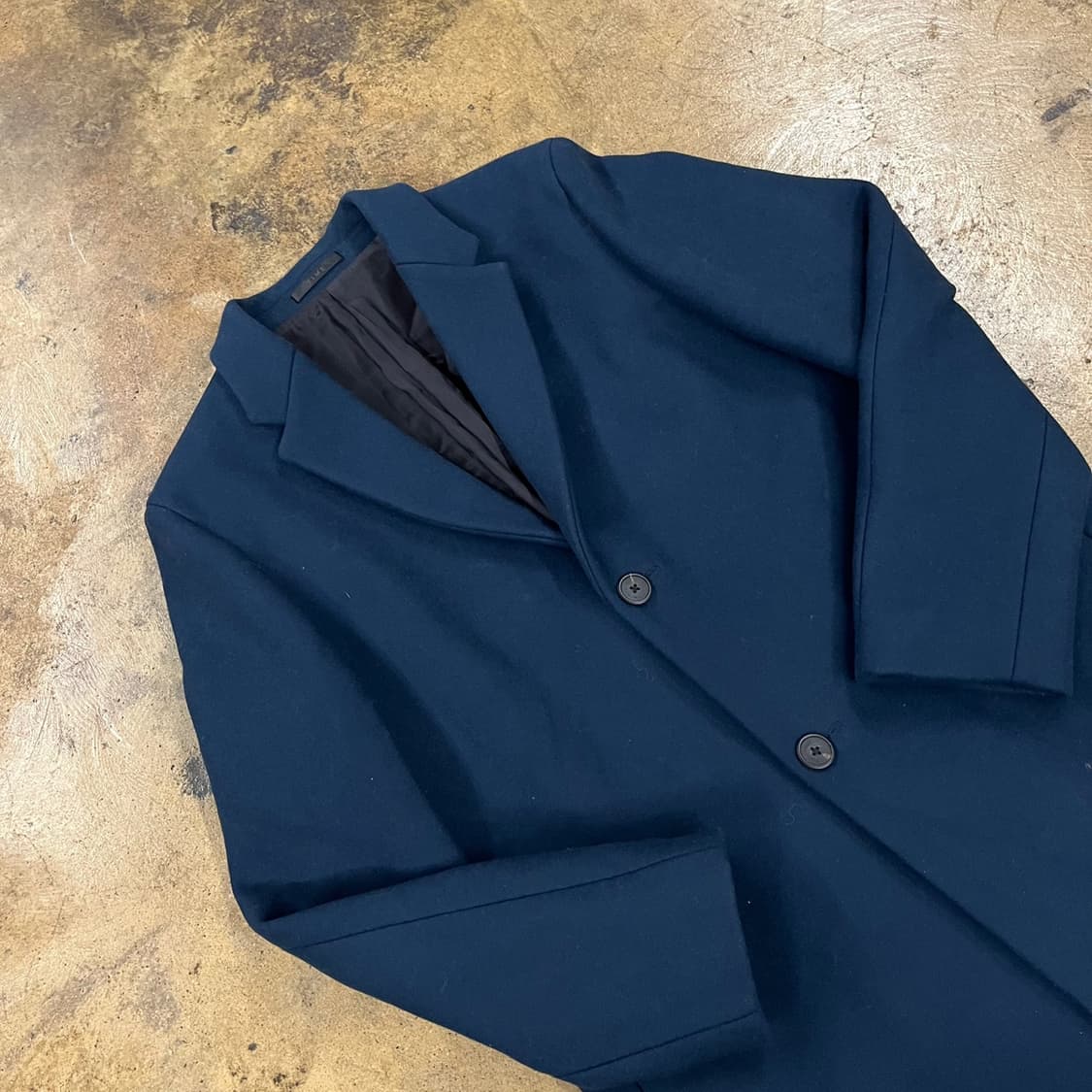 [정품/105] 타임옴므 싱글블루 코트 b10 상품이미지1