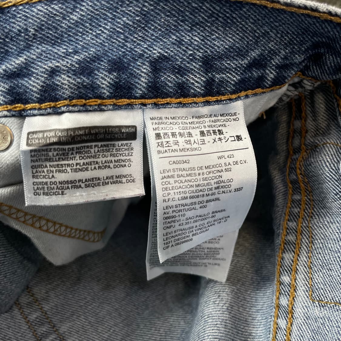 (38) 리바이스 550 38X32 와이드 데님 팬츠 상품이미지4