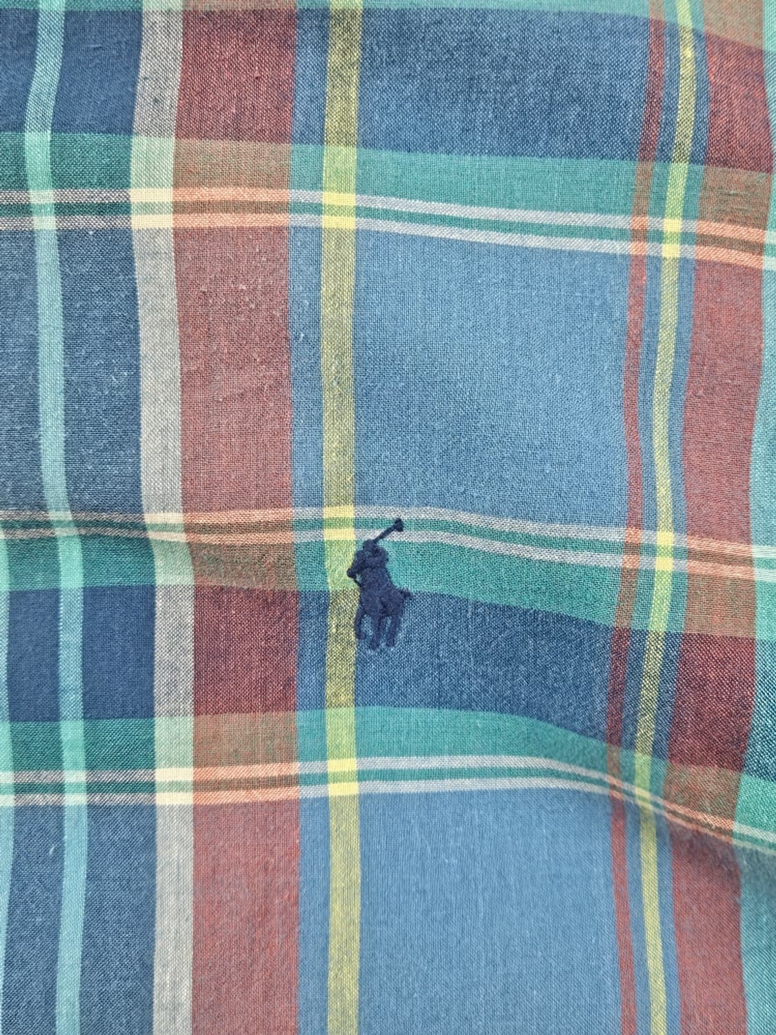 폴로랄프로렌 체크 하프 반팔 셔츠 ( 95 ) / 11918 상품이미지5