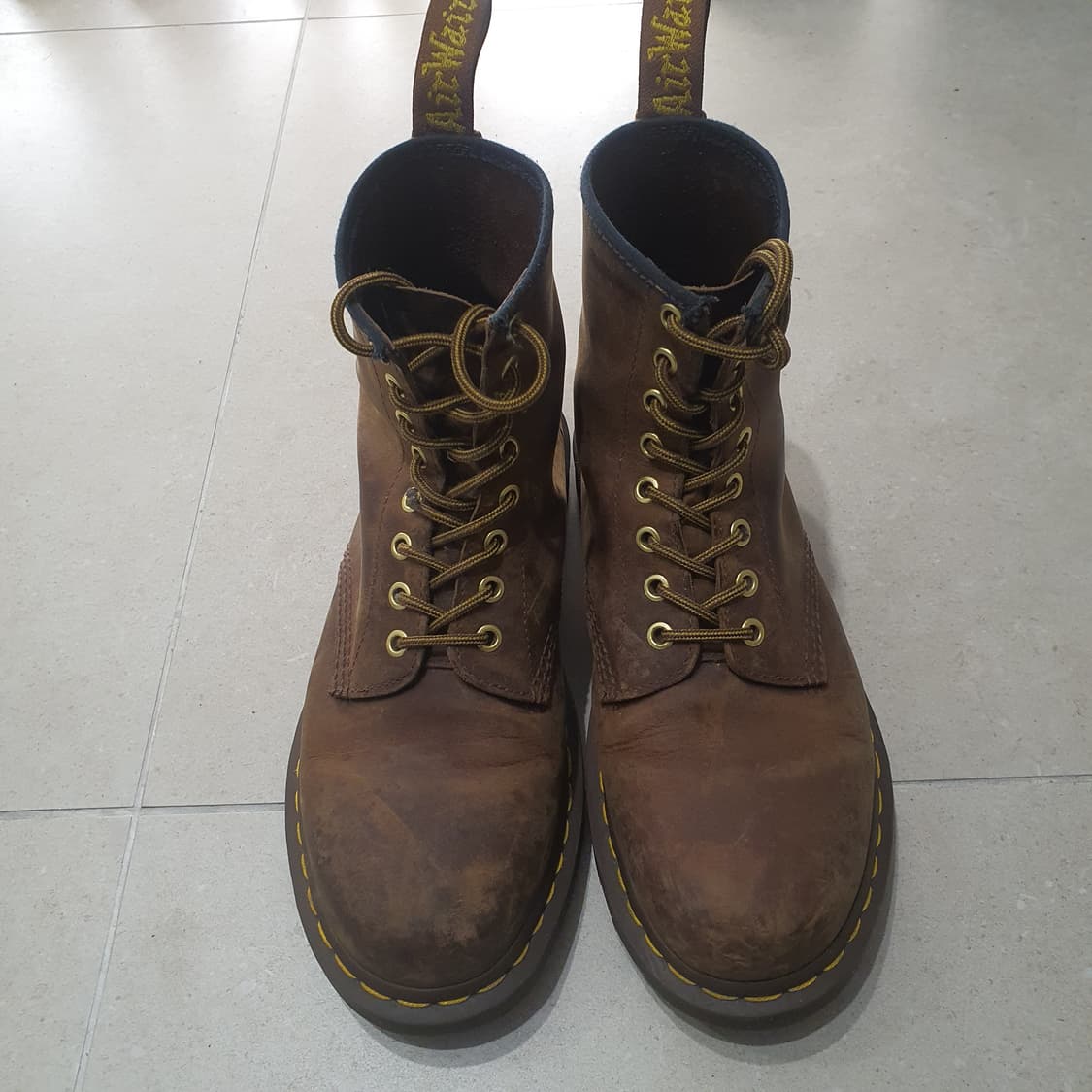 [UK7/260] 닥터마틴 8홀 빈티지브라운 상품이미지1