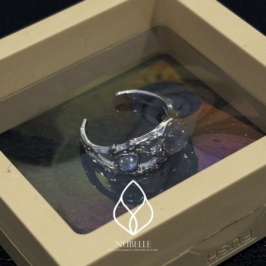 🌗 Antique waterdrop ring / 물방울 엔틱 반지 상품이미지4