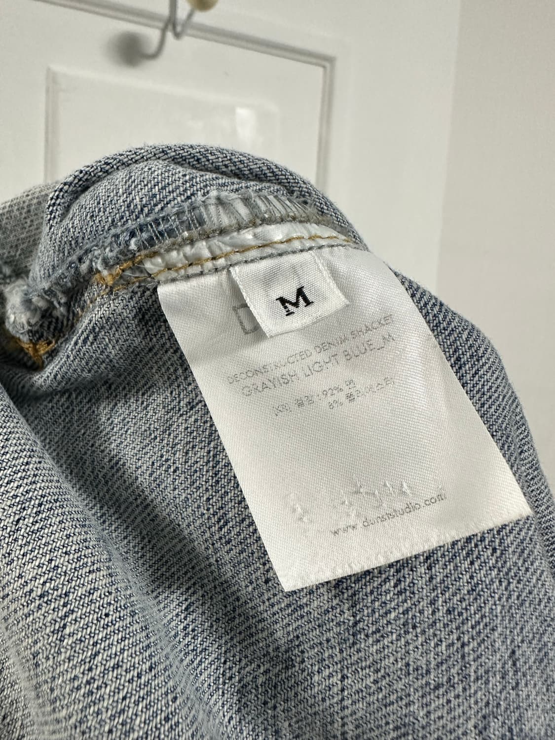 던스트 데님 셔켓 상품이미지4