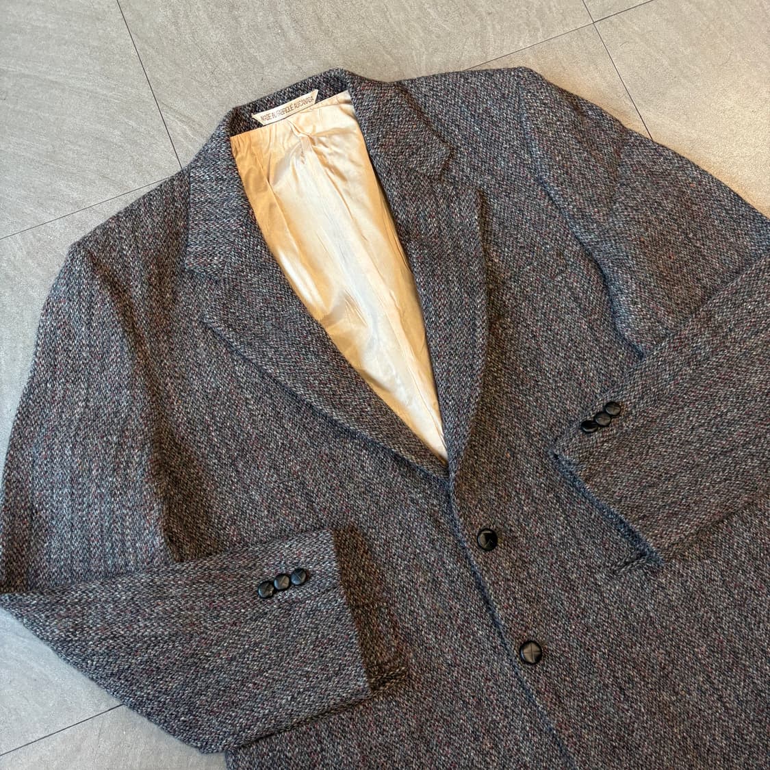 빈티지 해리스트위드 울 자켓 상품이미지2