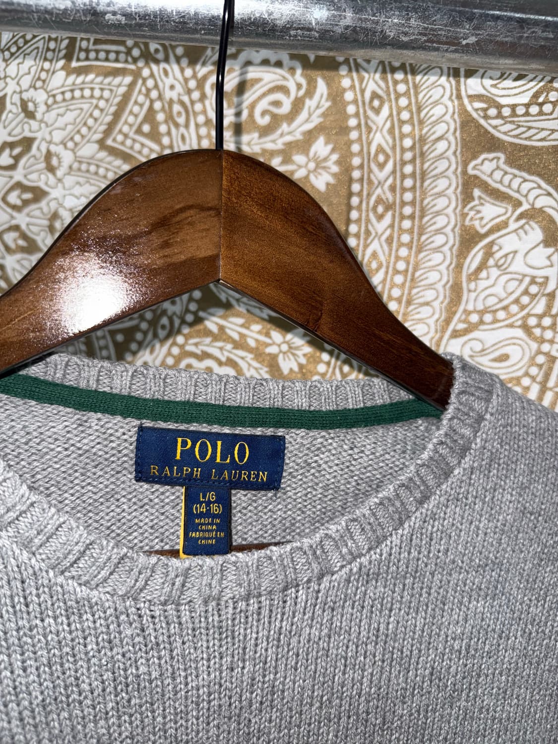 폴로랄프로렌 여성 강아지자수 울 니트  상품이미지4