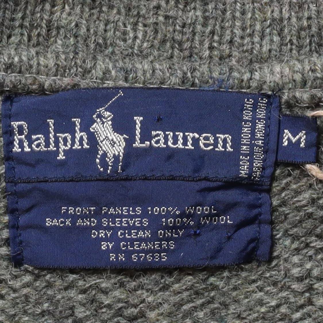 랄프 로렌 80’s Wool Knit Blouson Jacket  상품이미지8