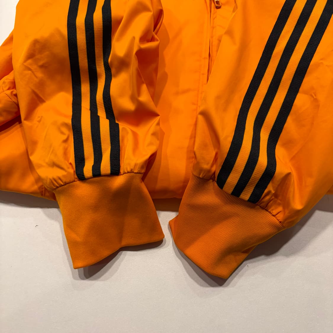 [M] 05s 아디다스 오렌지 삼선 트랙 집업 바람막이 자켓 D512 상품이미지8
