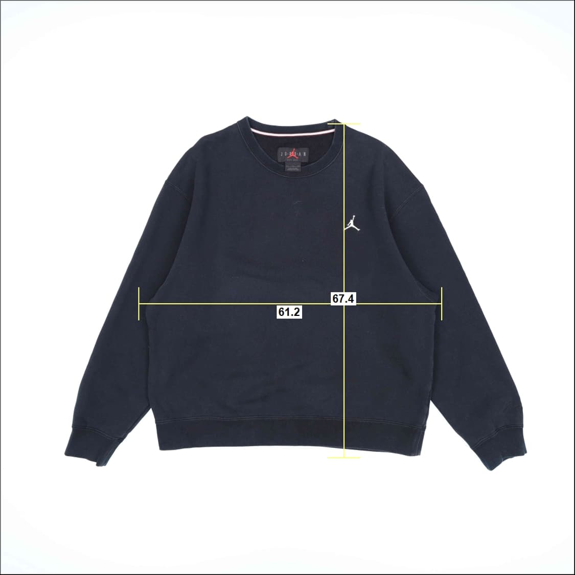 [2XL] 조던 나이키 점프맨 자수 맨투맨 티셔츠 N7064 상품이미지6