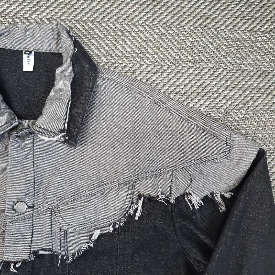 멋진 오버핏 데님 청자켓 남자105 상품이미지3