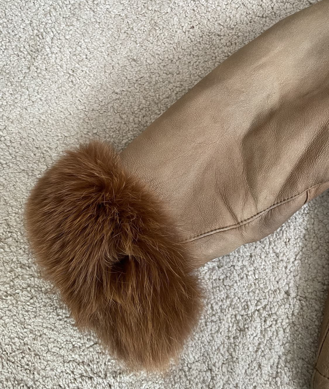  fox fur trimming sheepskin shearling jk 상품이미지6