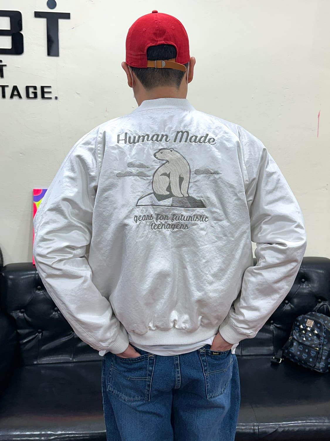 휴먼메이드 리버시블 요코스카 자켓 블랙 XL 상품이미지4