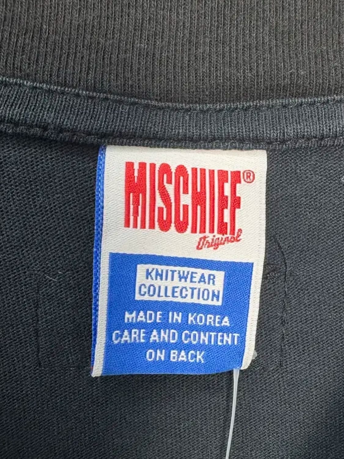 미스치프 빅로고 크롭 롱슬리브 티셔츠 상품이미지5