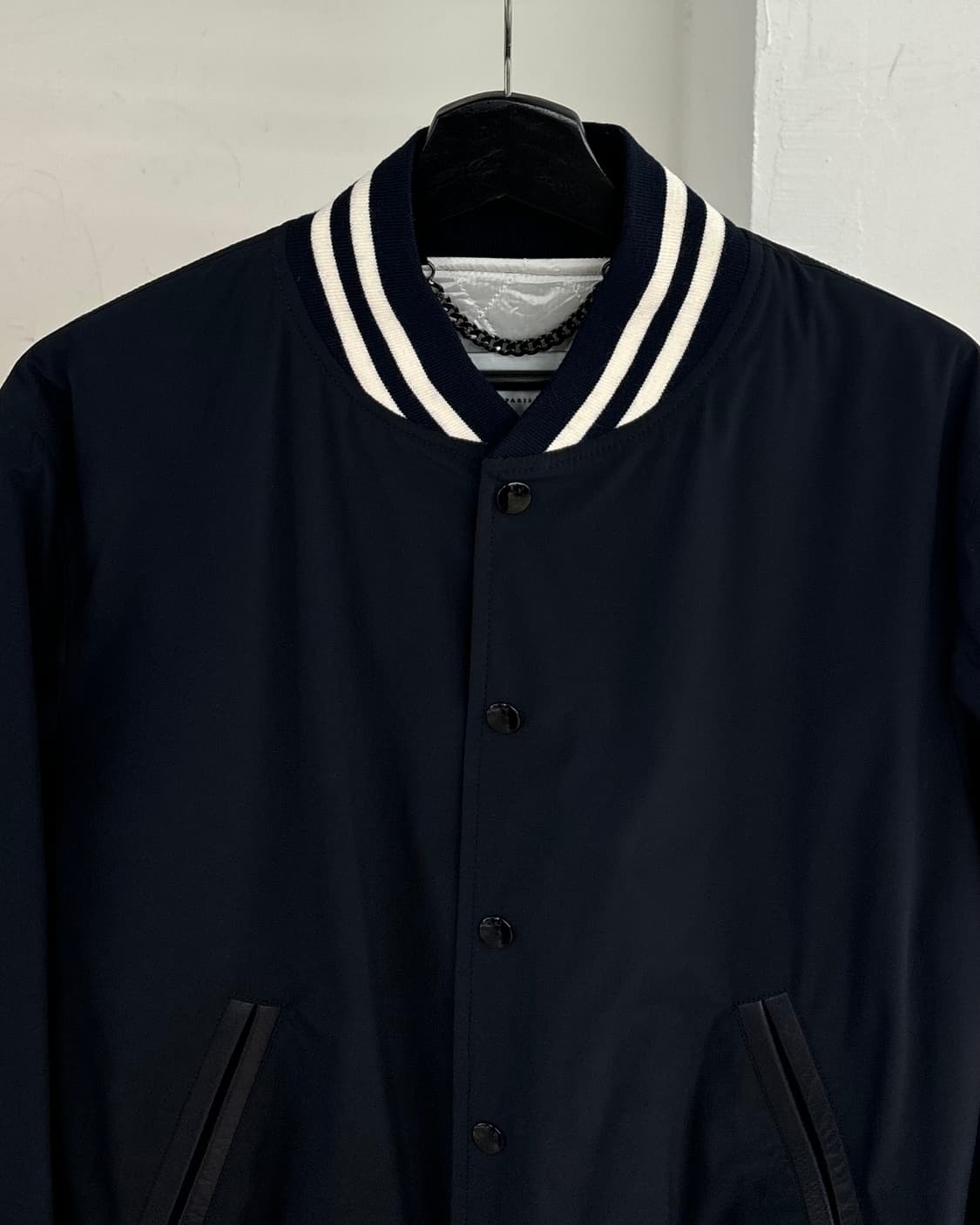 산드로 네이비 바시티 자켓 상품이미지2