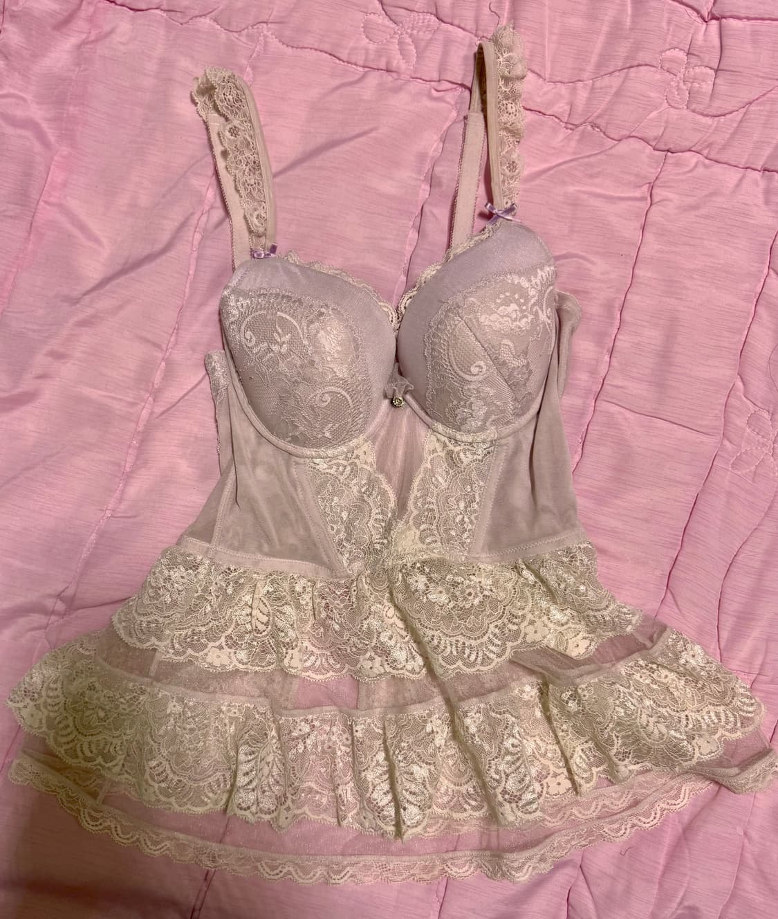 레이스 쉐이프웨어 라이트핑크 상품이미지1