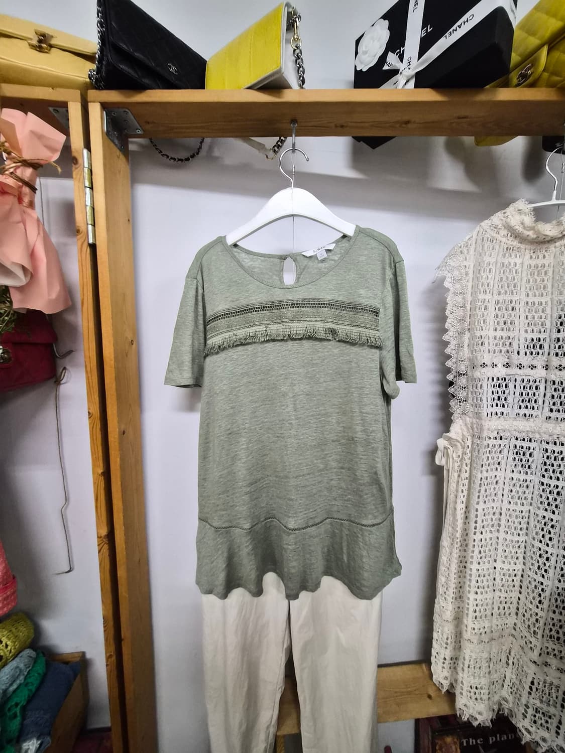 손정완 린넨티. 바지락 얄상조거 팬츠 상품이미지2