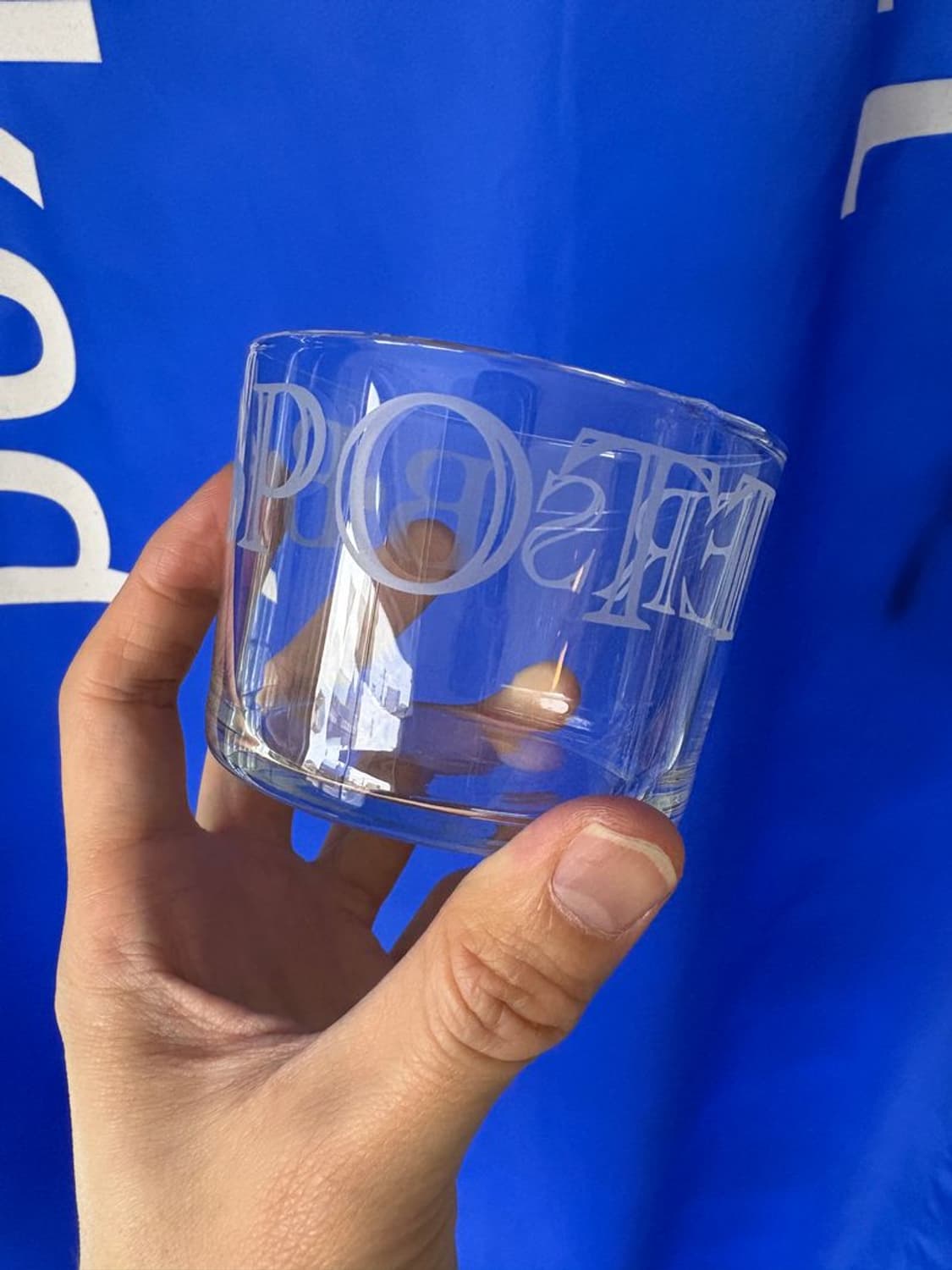 LOGO GLASS CUP 로고 유리컵 상품이미지3