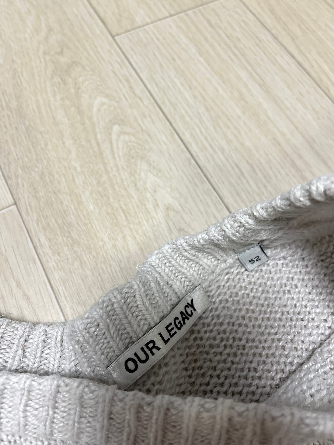 아워레가시 청키 래글런 니트 상품이미지3