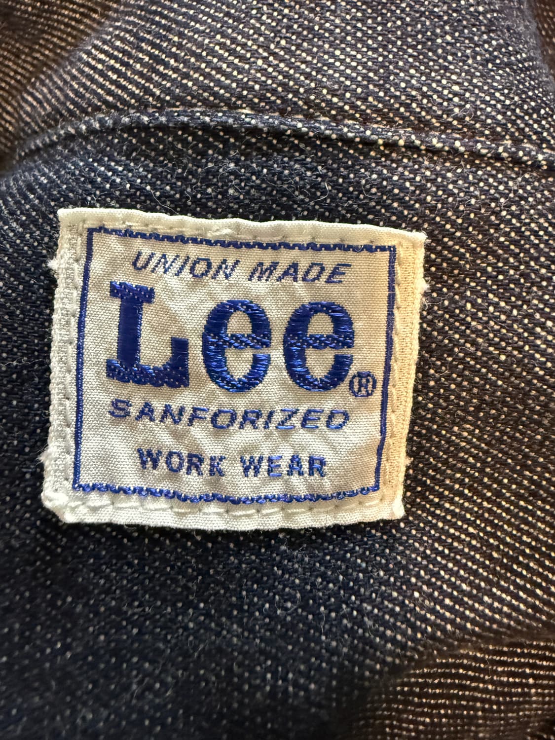 JPN Lee UNION MADE 데님 워크셔츠 xl  상품이미지3
