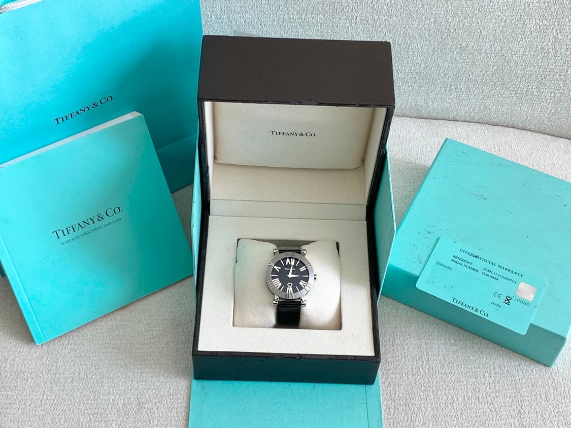티파니 아틀라스 세라믹 스틸 쿼츠 36mm 중형 사이즈(남녀공용) 상품이미지2