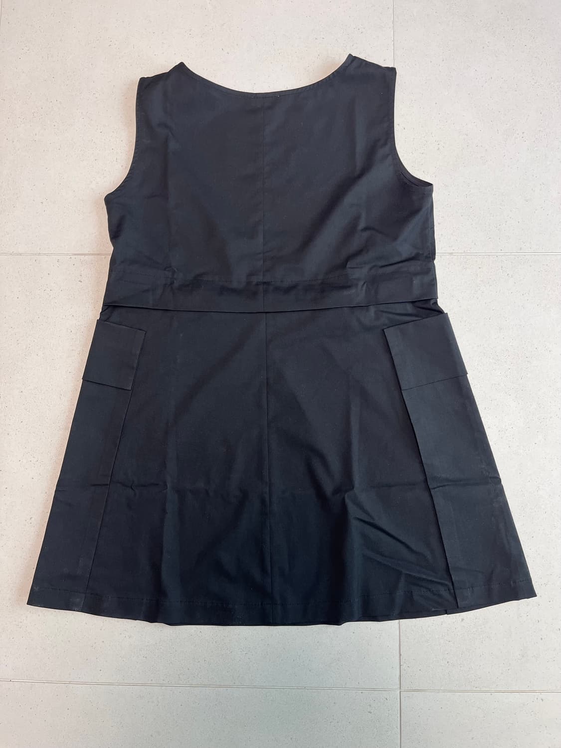 미세키서울 Pocket shirts one piece BLACK 상품이미지5