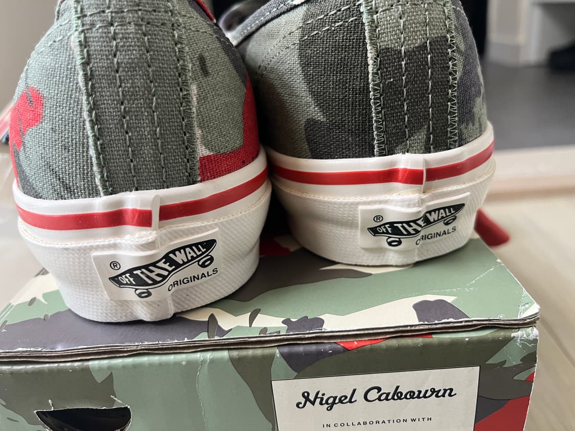 반스볼트X나이젤카본 OG 어센틱 LX 아미그린 카모 US8.5 265 상품이미지5