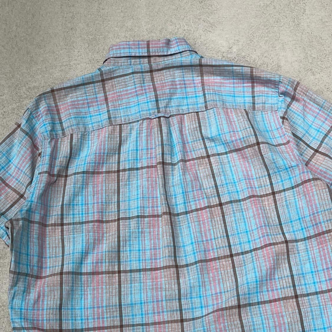 울리치 체크 하프셔츠 s10635 상품이미지4