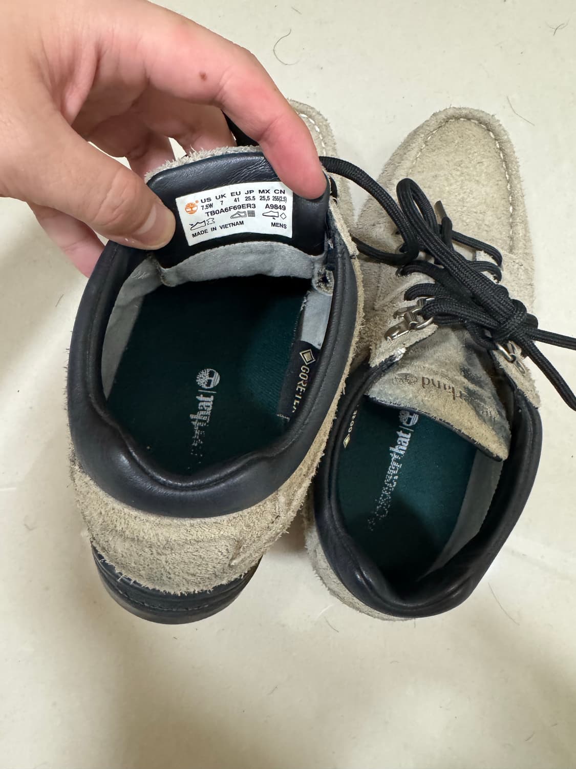 디네댓  x 팀버랜드  고어텍스 목토 미드 부츠 255 상품이미지4