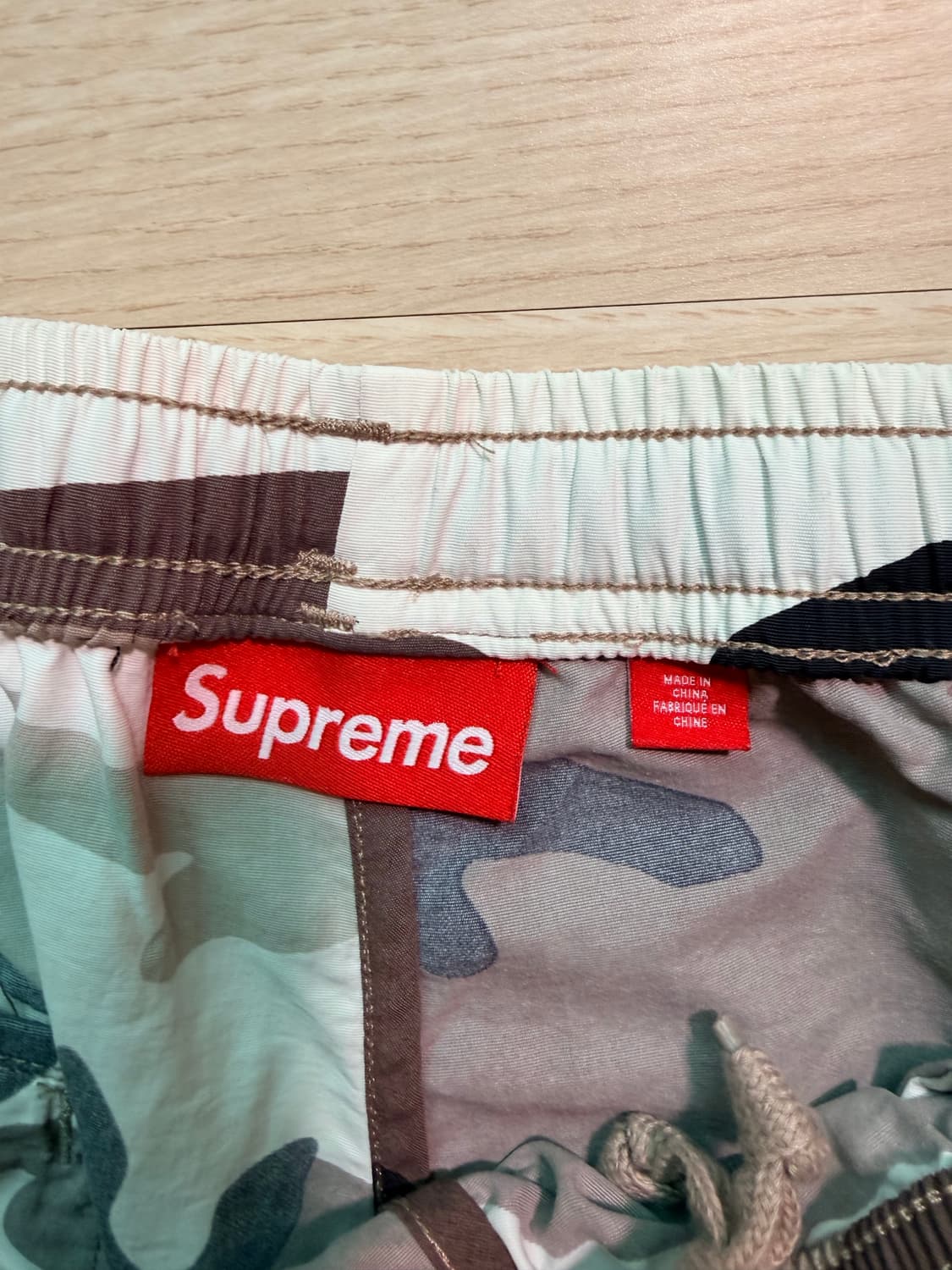 슈프림 콘트라스트 집 웜 업 팬츠 스노우 카모 - 25SS 상품이미지3