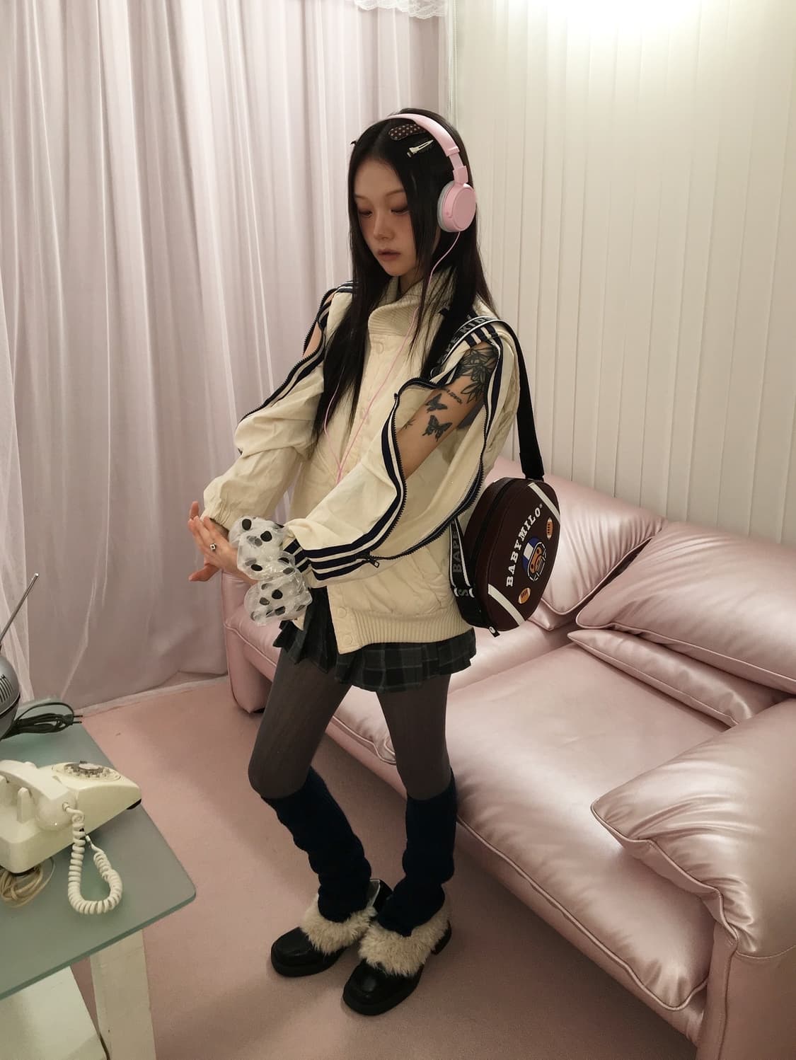 아디다스 70s 서독제 절개 패딩 상품이미지7