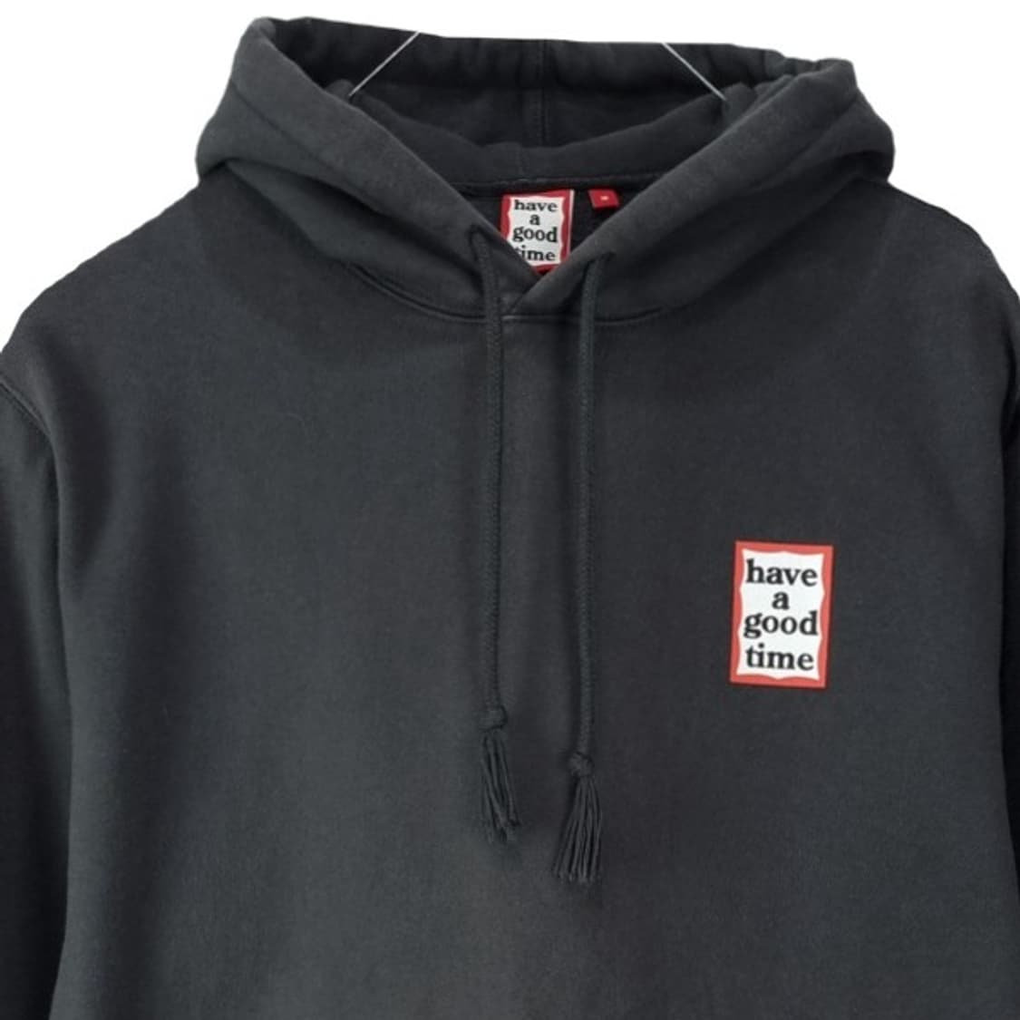 [해브어굿타임] 로고 프린팅 오버핏 후드티 M20157 상품이미지4