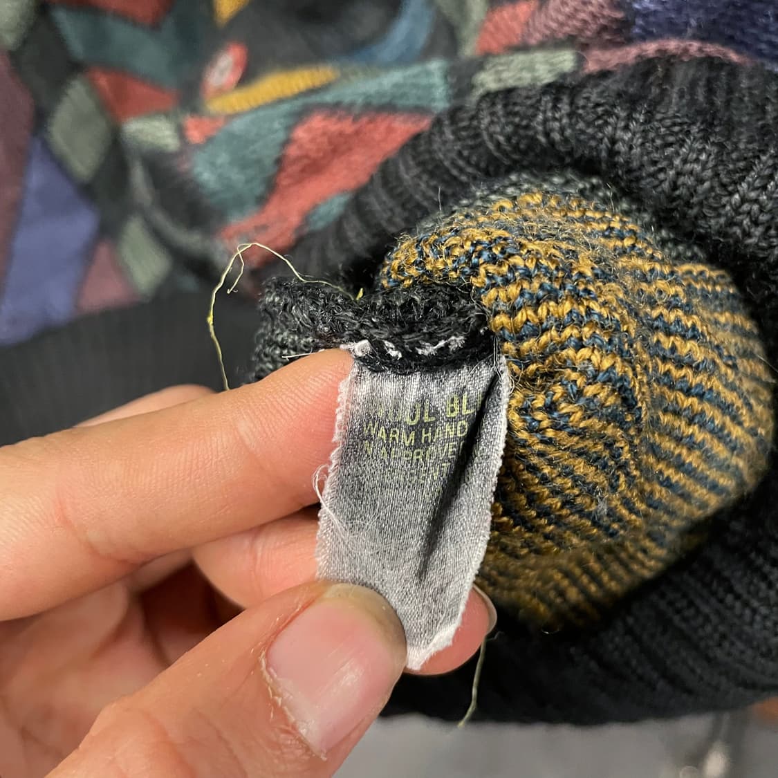 빈티지 쿠지 스타일 케이블 패턴 가디건 니트 스웨터 N207 상품이미지9