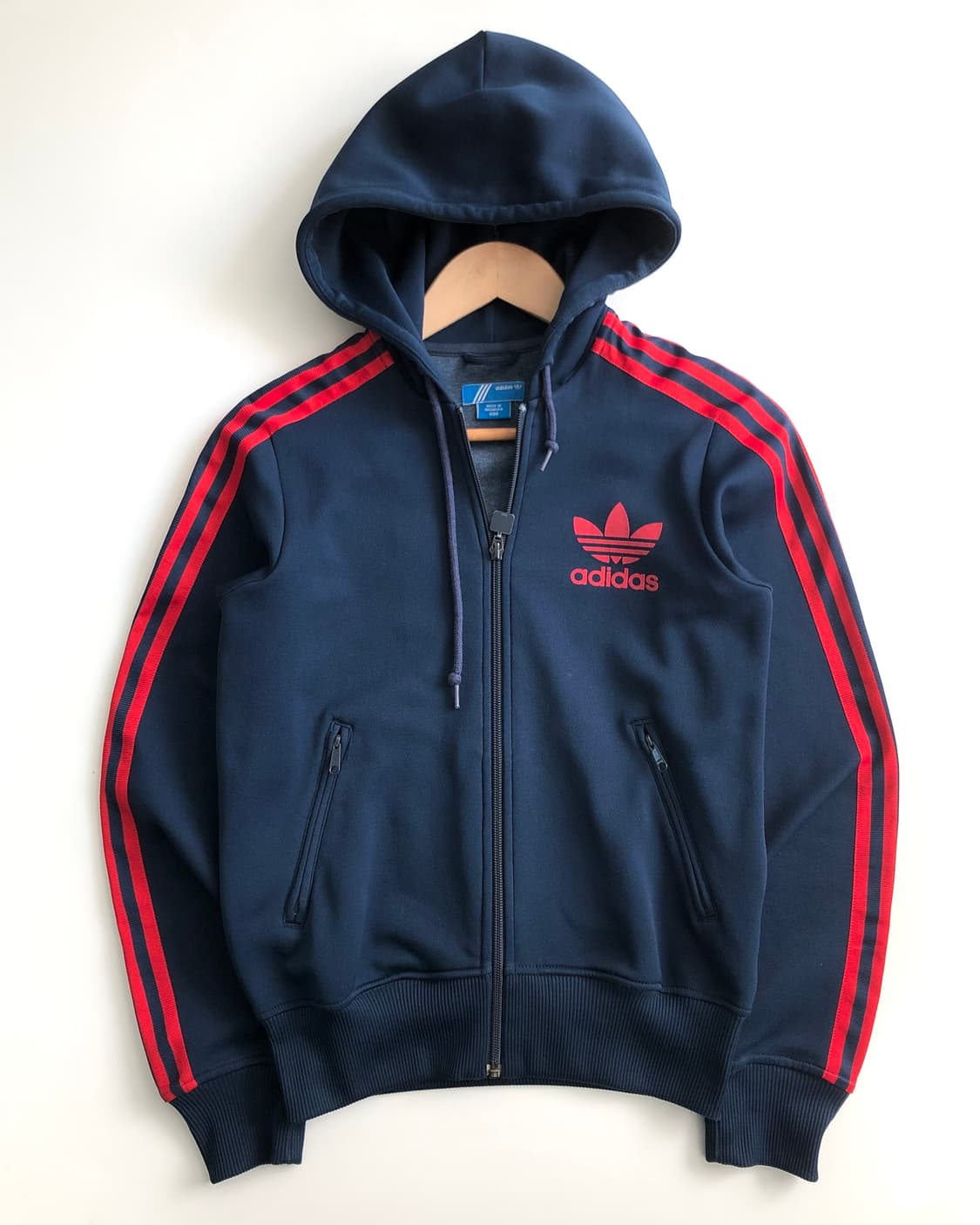 Adidas 아디다스 네이비컬러 후드 트랙탑 상품이미지1