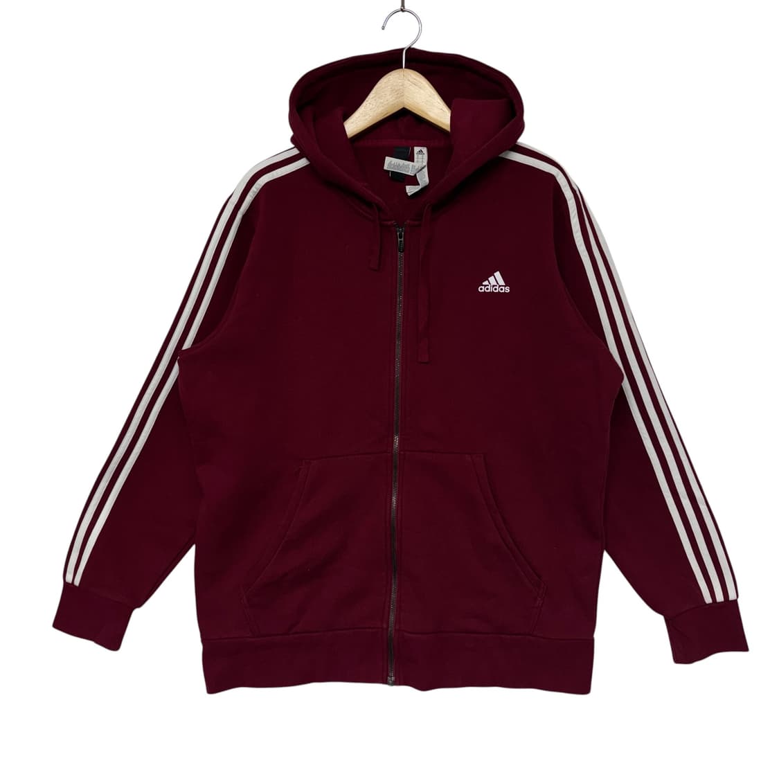 아디다스 로고 3S 후드집업 상품이미지1