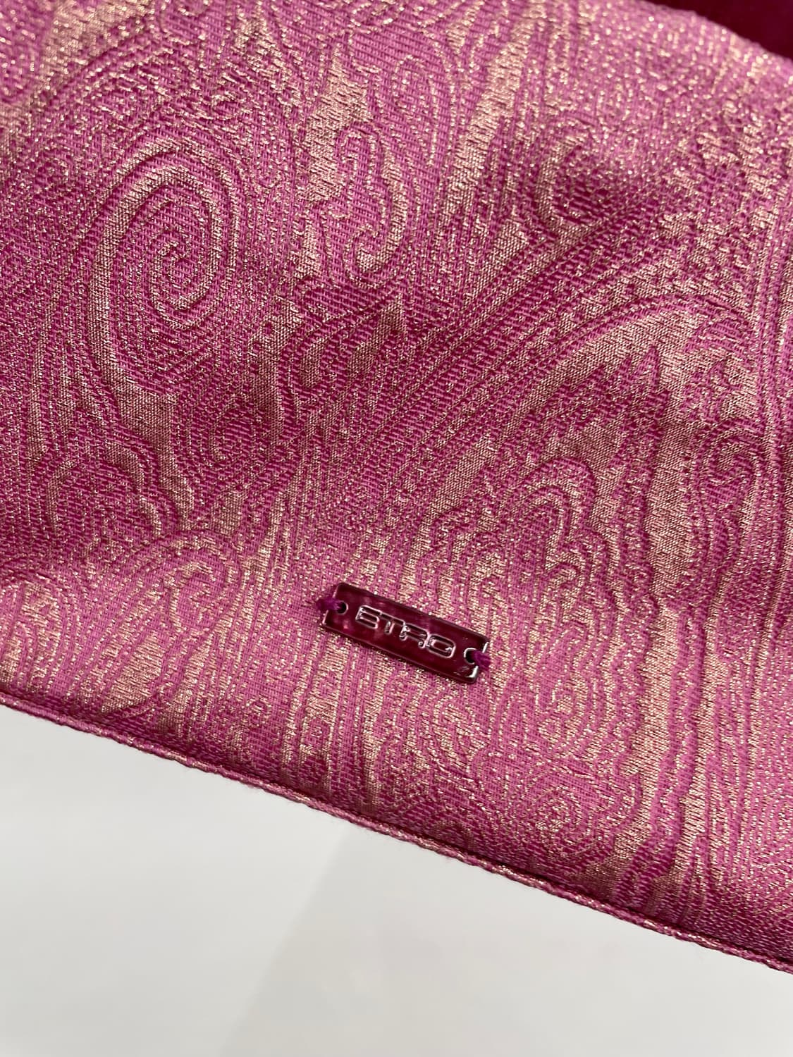 에트로 핑크 자카드 페이즐리 토트백 상품이미지6