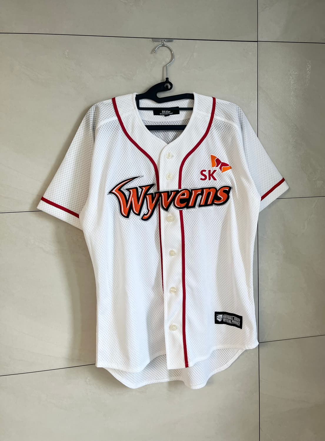 SK와이번스 (현)쓱랜더스 김광현 마킹 유니폼 (95 size)  상품이미지2