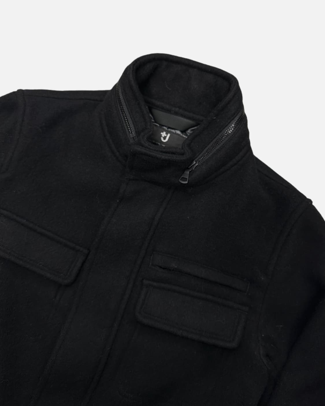 +J wool pocket black jacket 상품이미지2