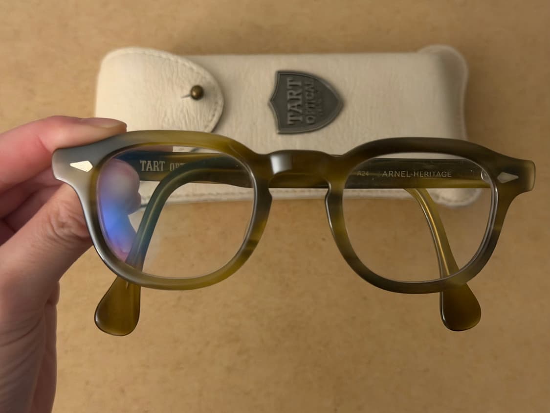 타르트 옵티컬 녹색빛 안경 상품이미지2