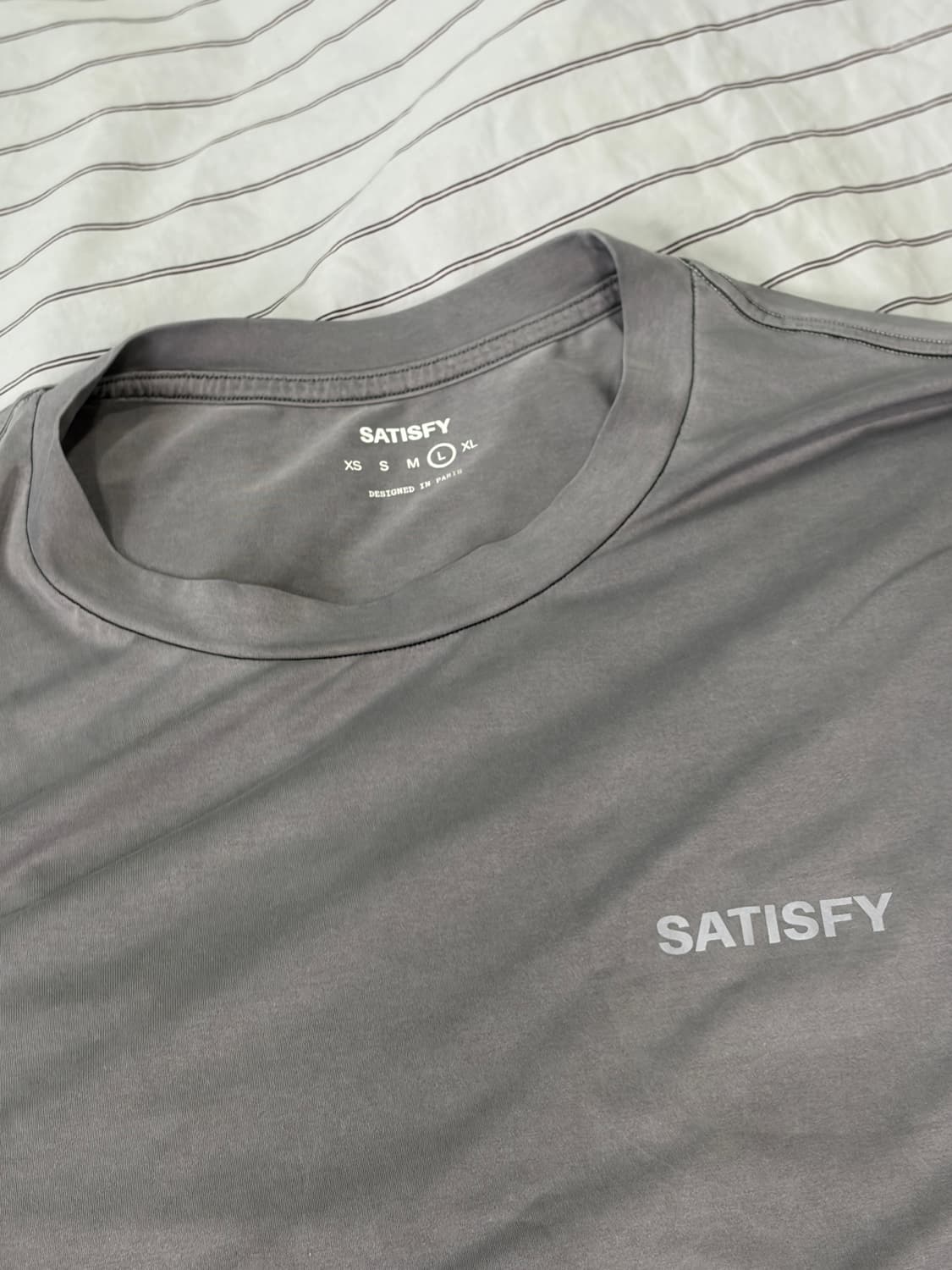 새티스파이 auralite 아우라라이트 롱슬리브 그레이 L 상품이미지4